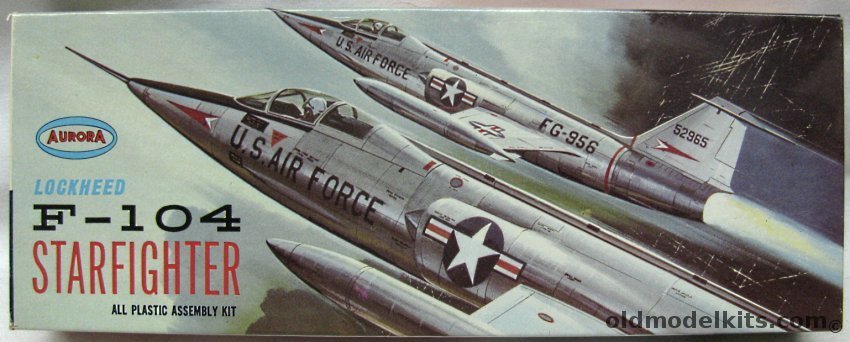 Aurora 1/62 Lockheed F-104 Starfighter, 82-79 plastic model kit